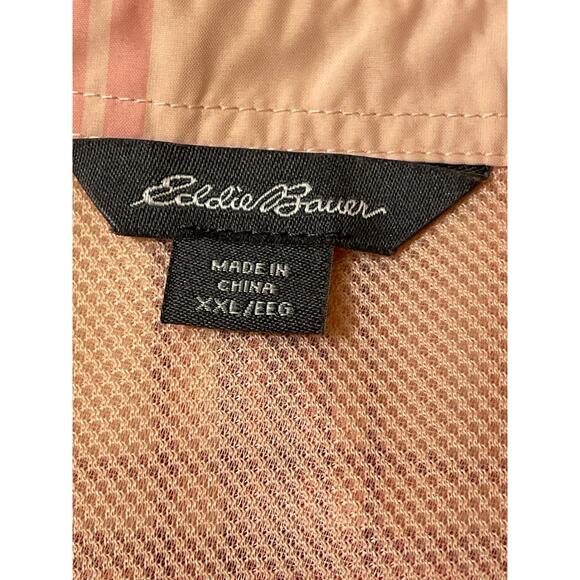 Eddie Bauer Women's Size XXL Short Sleeve Button Down Shirt Outdoors Active Hike - Picture 3 of 6